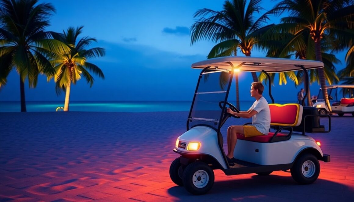 beach resorts cart joystick feedback trvelgim